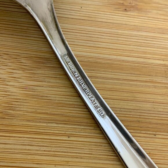 Vintage International Silver First Lady Salad Serving Set Meriden Silver Plate - Picture 7 of 7